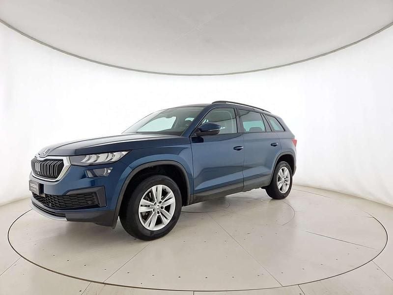 Usata Skoda Kodiaq Executive 150 CV (110 kW) 2022 Blu lava metallizzato SUV