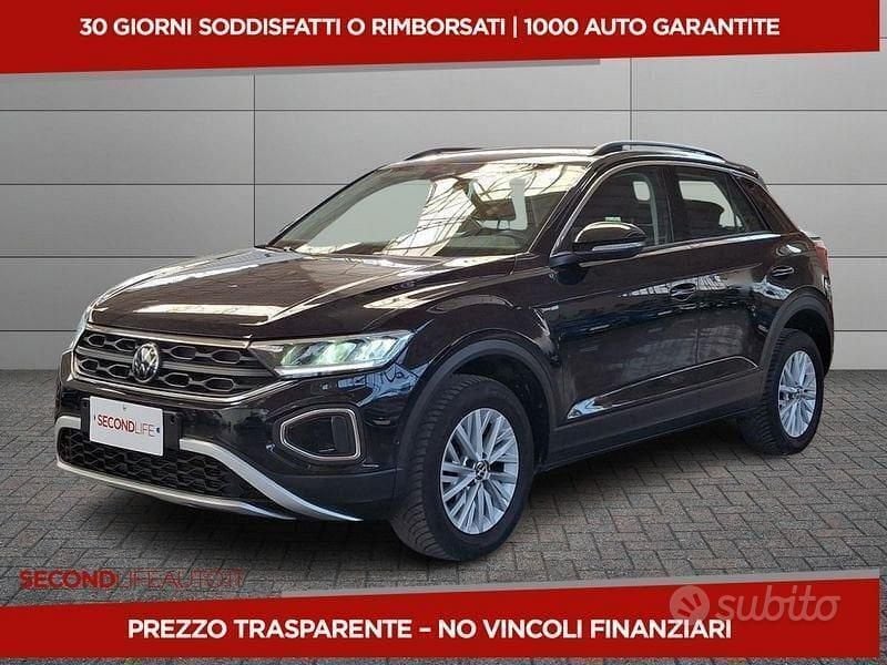 Nero Usata 2022 VW T-Roc Life SUV | 20.900 € (Buon prezzo) - Immagine 1/4