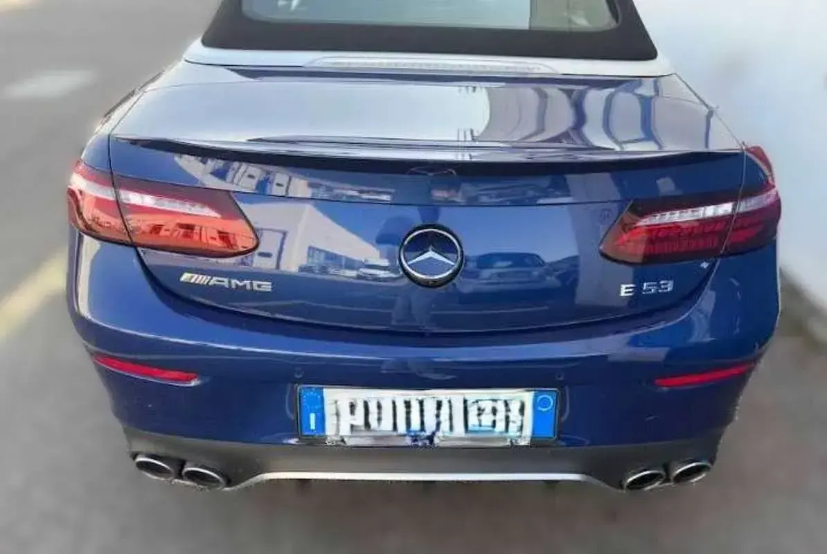 Usata Mercedes E53 AMG AMG 435 CV (319 kW) 2020 Blu/azzurro Cabrio