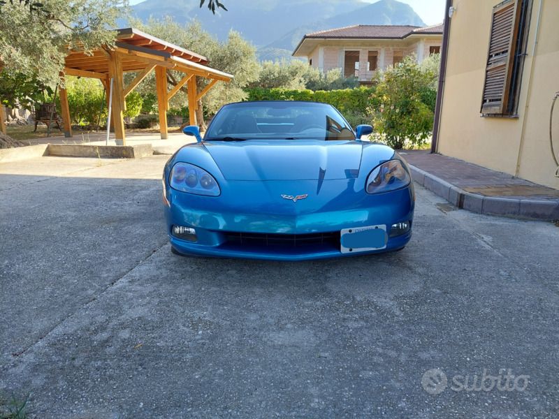 Blu Usata 2009 Chevrolet Corvette C6 LS Cabrio | 40.000 € - Immagine 1/4