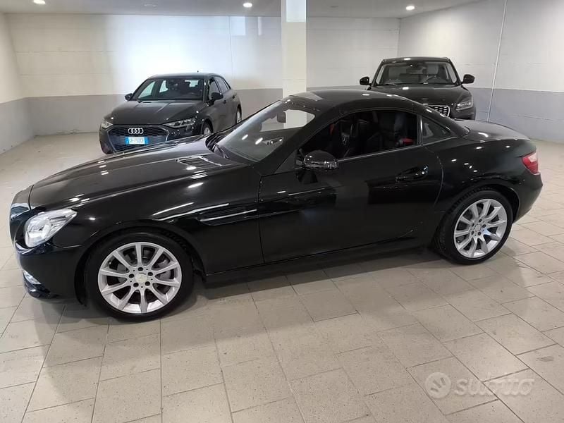 Usata Mercedes SLK200 184 CV (135 kW) 2012 Nero Cabrio