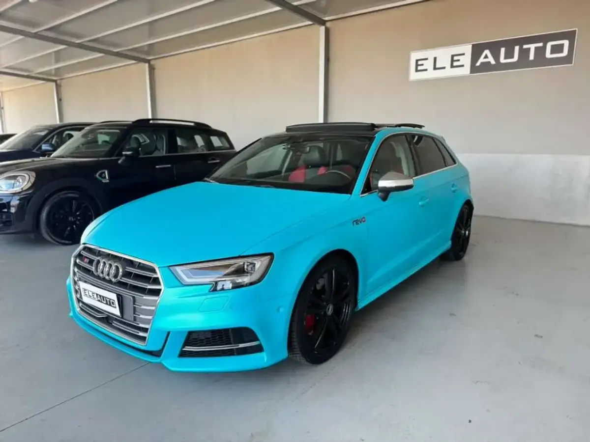Usata Audi S3 310 CV (228 kW) 2018 Blu Berlina