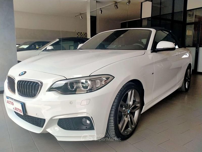 Usata BMW 218 M Sport 150 CV (110 kW) 2017 Alpinweiss Cabrio