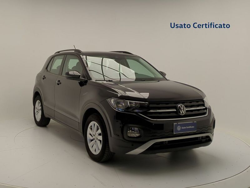 Deep black perlato Usata 2023 VW T-Cross Style SUV | 19.400 € (Buon prezzo) - Immagine 1/4