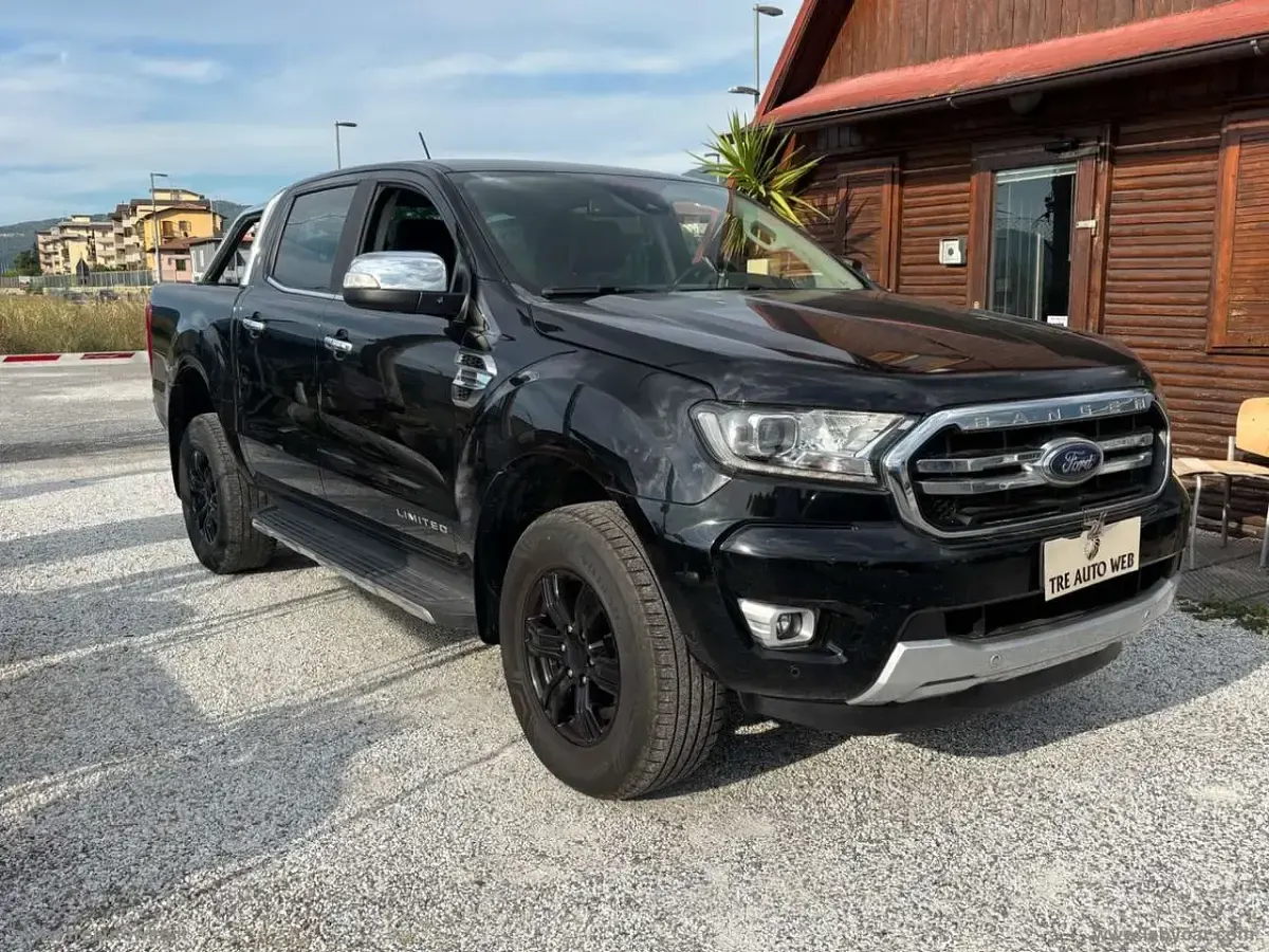 Usata Ford Ranger Limited 170 CV (125 kW) 2021 Nero Pick-up