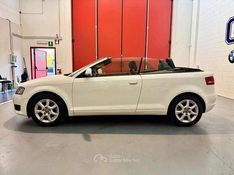 Usata Audi A3 Cabriolet Ambition 105 CV (77 kW) 2008 Bianco Cabrio