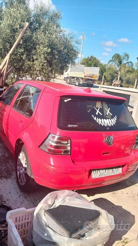 Usata VW Golf IV 116 CV (85 kW) 2001 Rosso Berlina