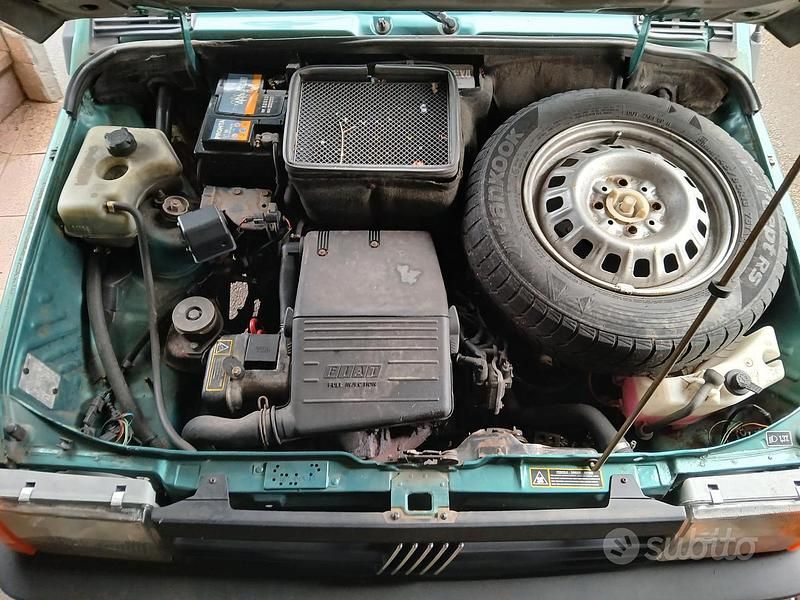 Usata Fiat Panda 4x4 50 CV (36 kW) 2000 Verde Utilitaria