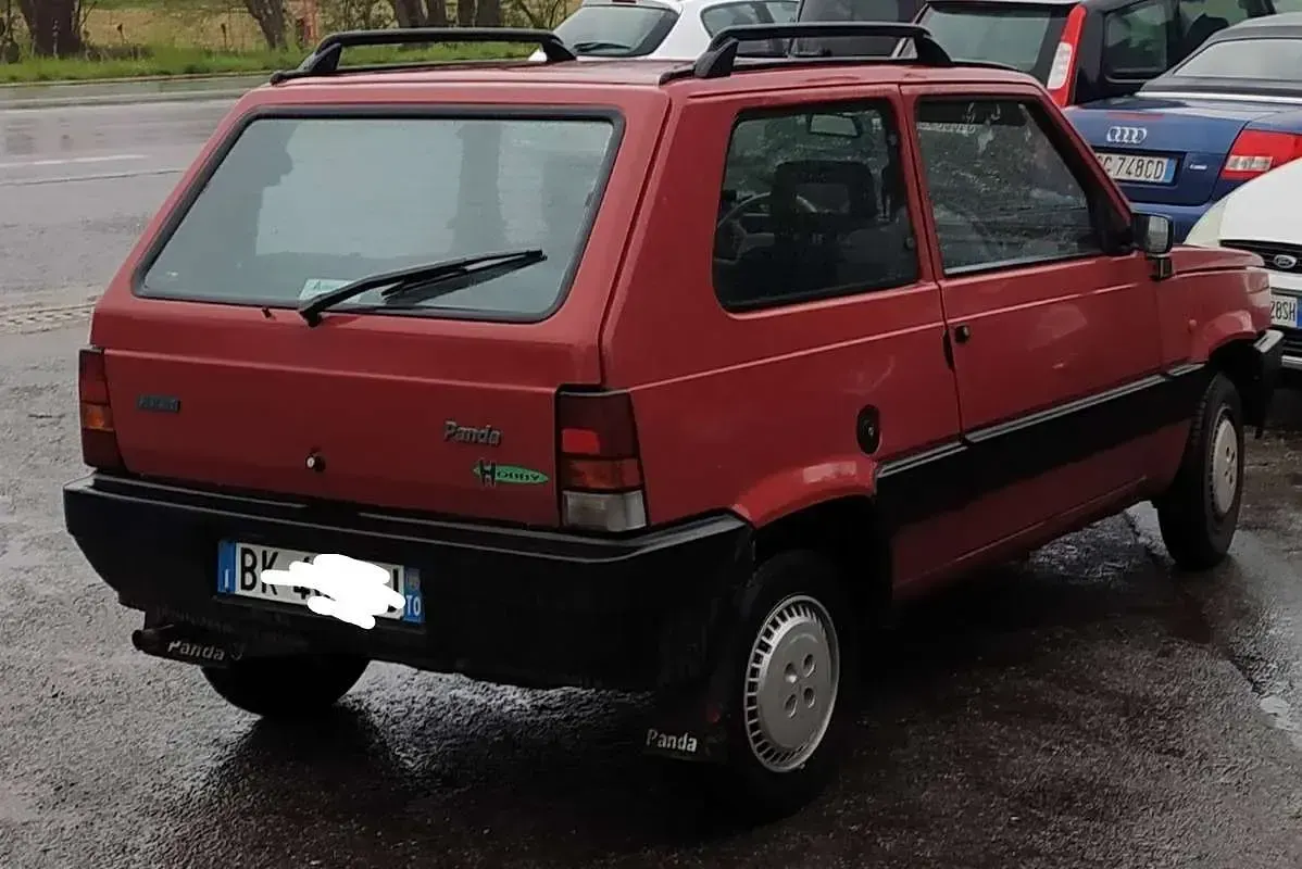 Usata Fiat Panda 39 CV (28 kW) 2000 Rosso Berlina