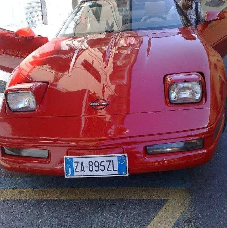 Usata Chevrolet Corvette 305 CV (224 kW) 1991 Rosso Cabrio