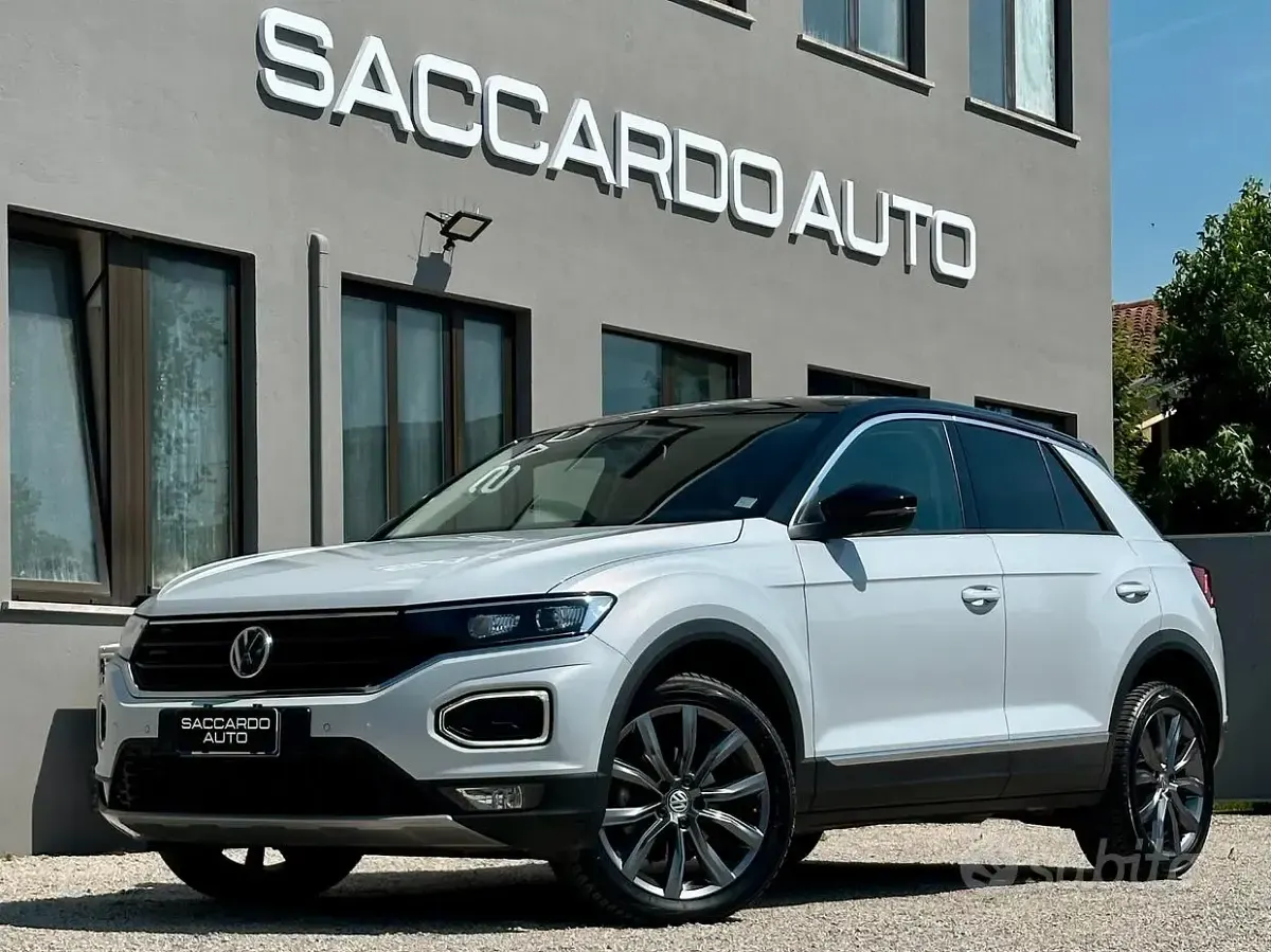 Usata VW T-Roc Advance 116 CV (85 kW) 2019 Bianco SUV