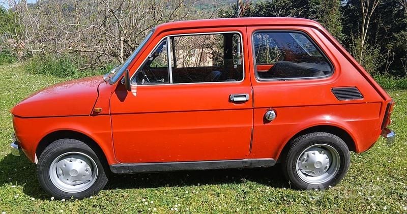Usata Fiat 126 1970 Rosso Utilitaria