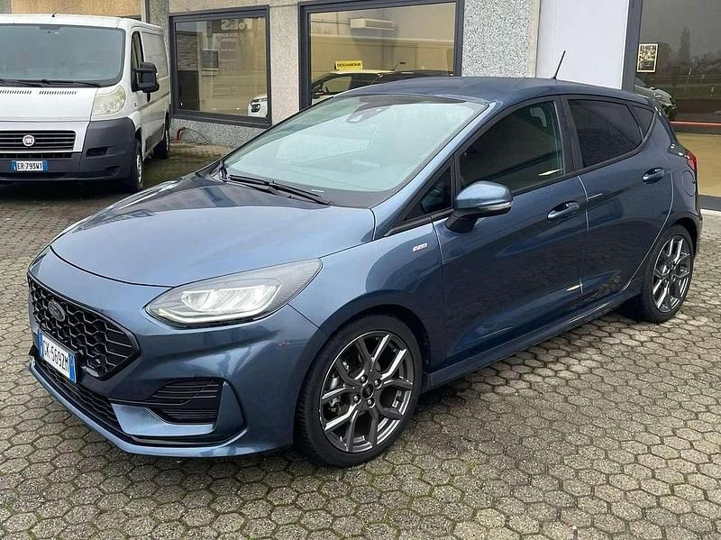 Usata Ford Fiesta ST-Line 125 CV (91 kW) 2022 Blu/azzurro Berlina