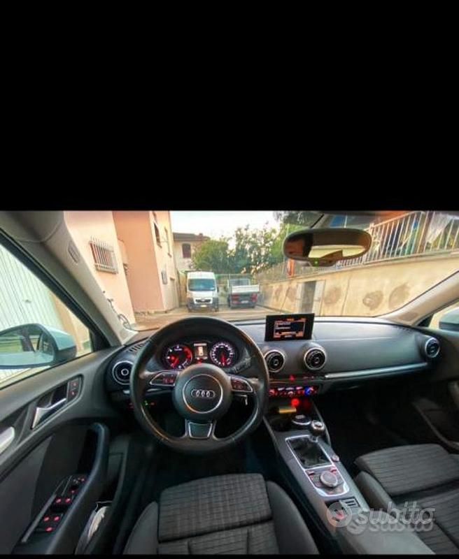 Usata Audi A3 Attraction 150 CV (110 kW) 2015 Bianco Berlina