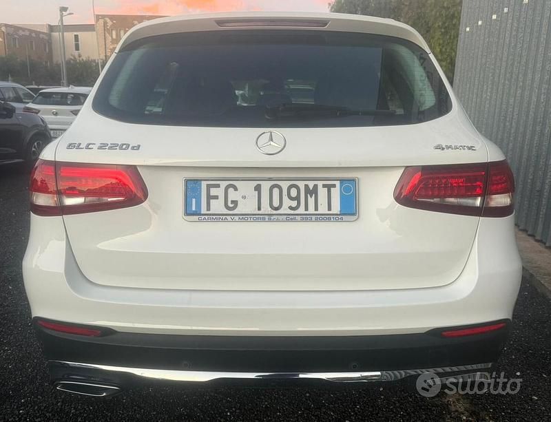 Usata Mercedes GLC220 170 CV (125 kW) 2016 Bianco Berlina