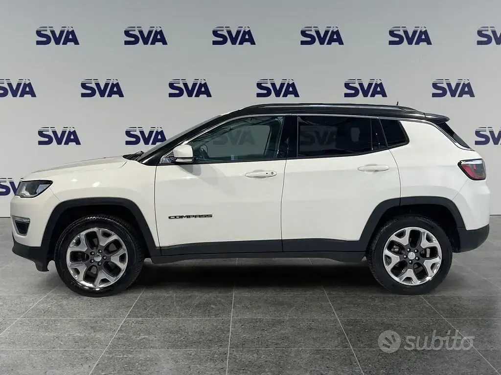 Usata Jeep Compass Limited 140 CV (102 kW) 2017 Bianco SUV
