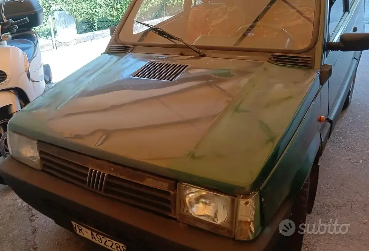 Usata Fiat Panda 4x4 50 CV (36 kW) 1992 Verde Utilitaria