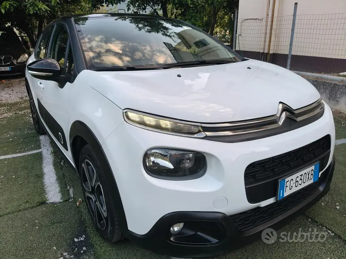 Usata Citroën C3 Shine 75 CV (55 kW) 2017 Bianco Berlina