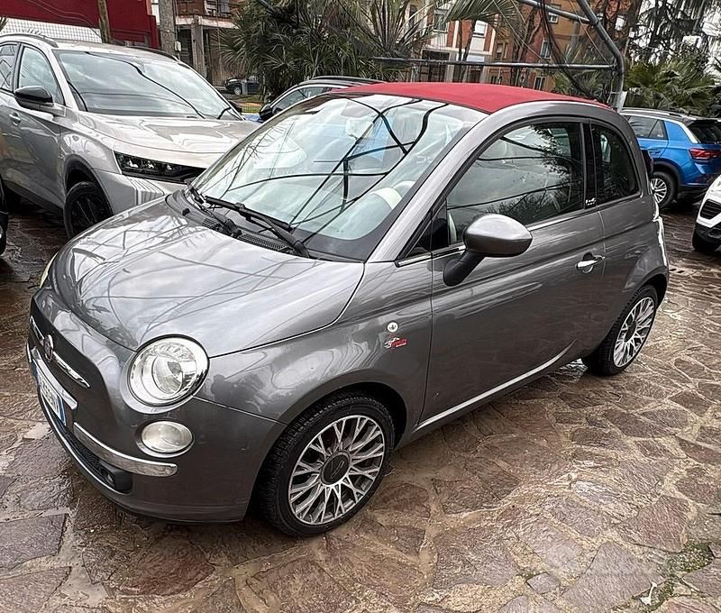 Begagnad Fiat 500C Rock 85 HK (62 kW) 2011 Grå Cab