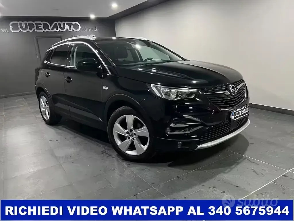 Usata Opel Grandland X Innovation 120 CV (88 kW) 2018 Nero SUV
