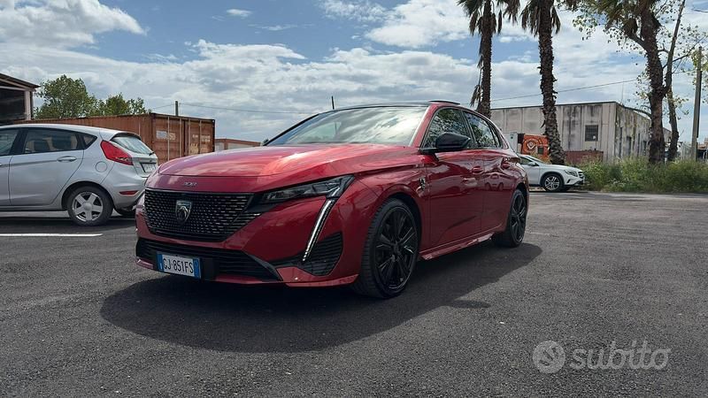 Usata Peugeot 308 GT 131 CV (96 kW) 2022 Rosso Berlina