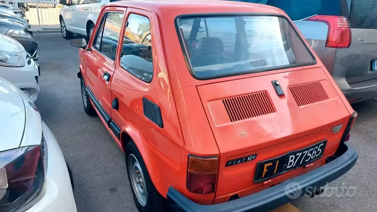 Usata Fiat 126 24 CV (17 kW) 1982 Rosso Utilitaria