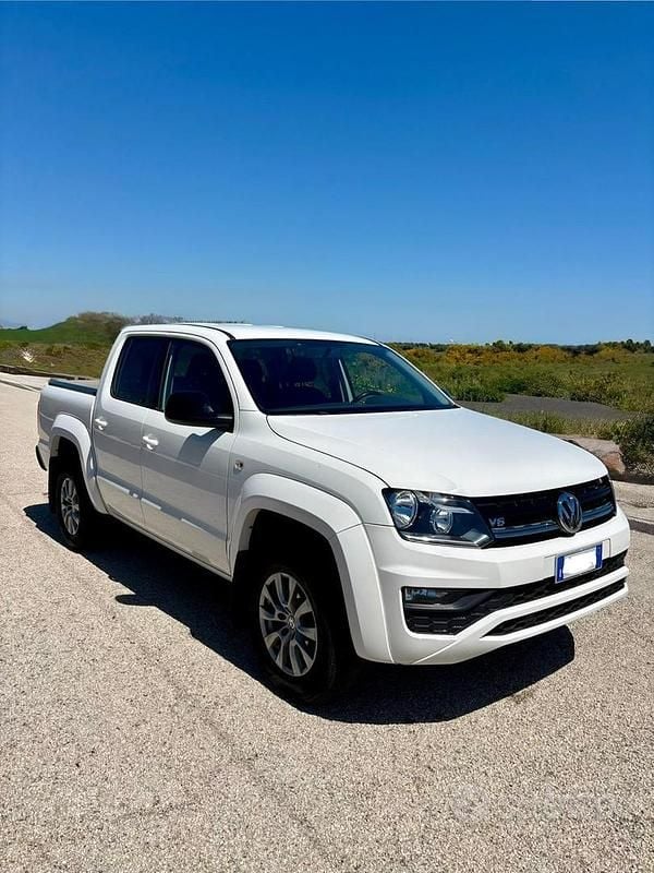 Usata VW Amarok Pro 204 CV (150 kW) 2019 Bianco Pick-up