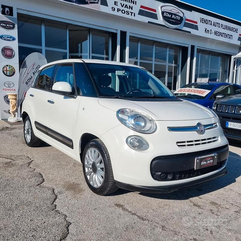 Usata Fiat 500L Lounge 85 CV (62 kW) 2015 Bianco Monovolume