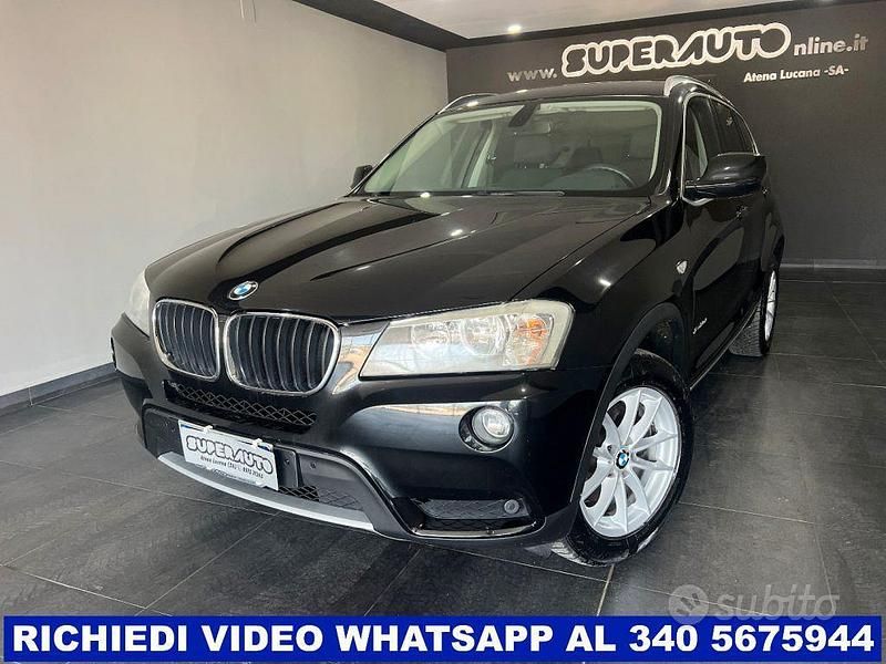Usata BMW X3 Comfort Edition 184 CV (135 kW) 2013 Nero SUV