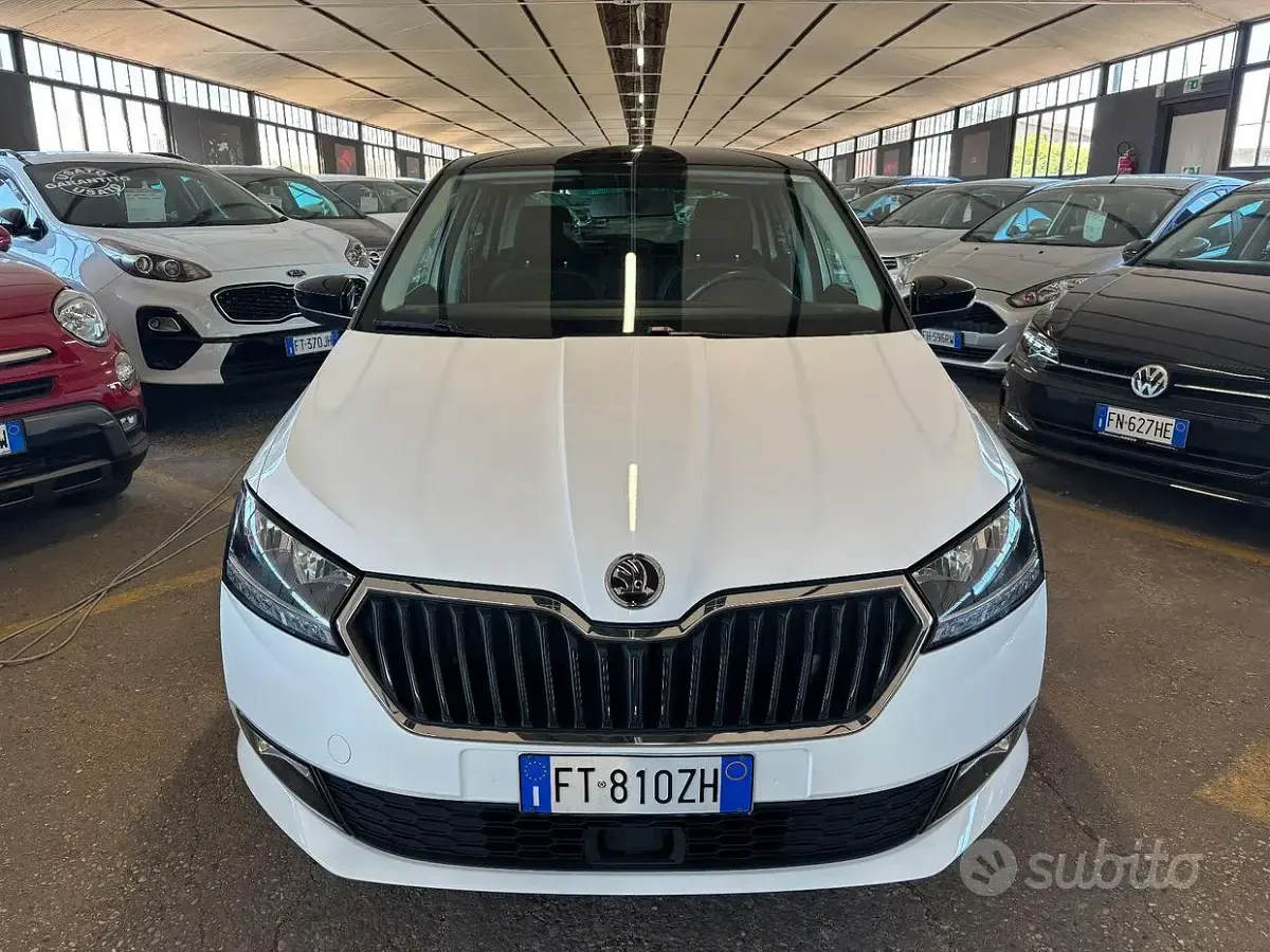 Usata Skoda Fabia 75 CV (55 kW) 2019 Bianco Utilitaria