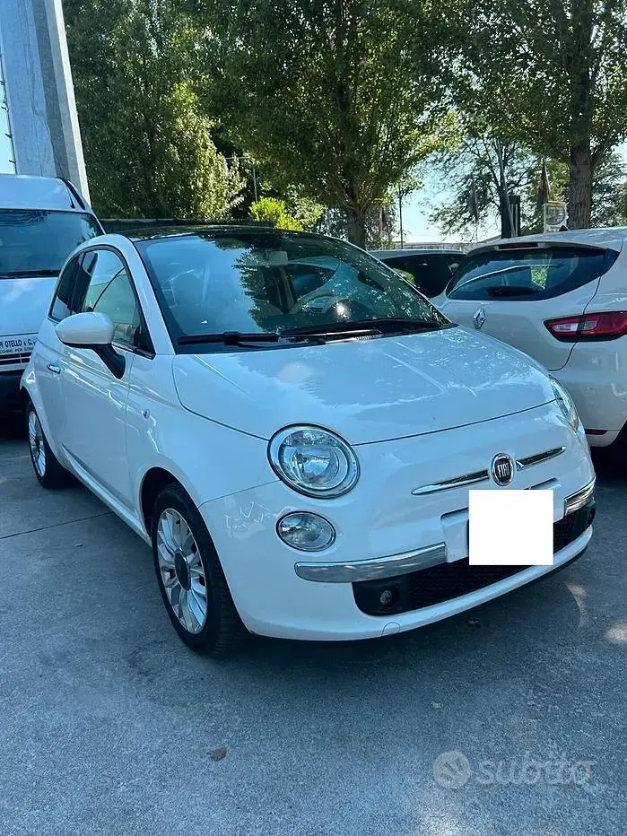 Usata Fiat 500 Lounge 69 CV (50 kW) 2014 Bianco Berlina