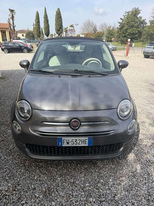 Usata Fiat 500C Lounge 69 CV (50 kW) 2019 Grigio Cabrio