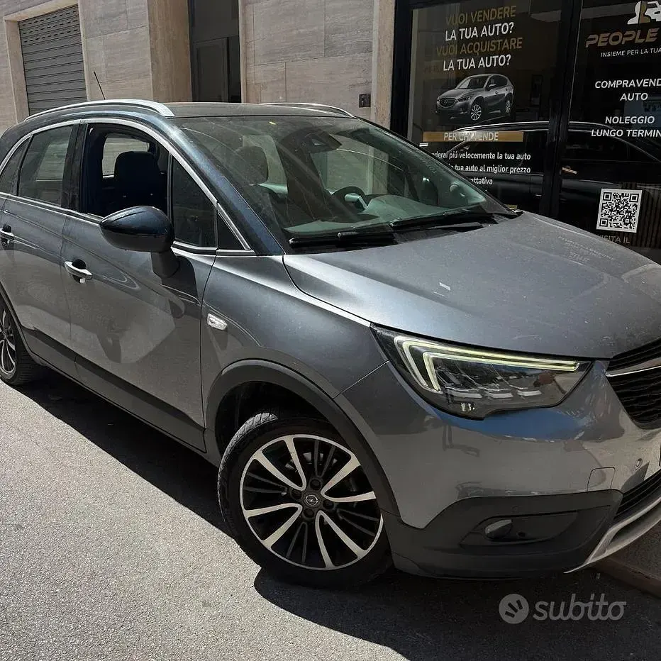 Usata Opel Crossland X 102 CV (75 kW) 2018 Grigio SUV