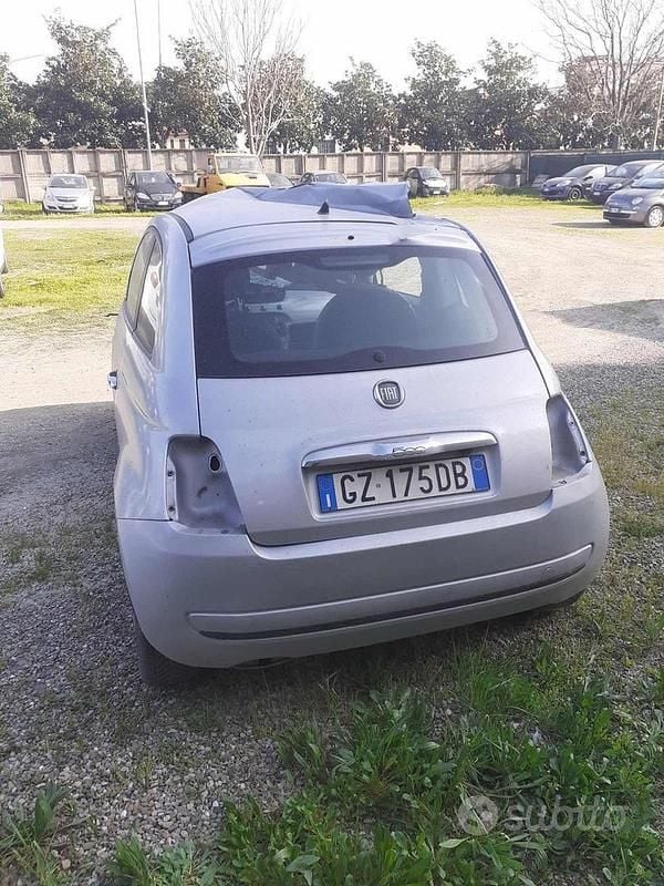Usata Fiat 500 Lounge 69 CV (50 kW) 2008 Grigio Utilitaria