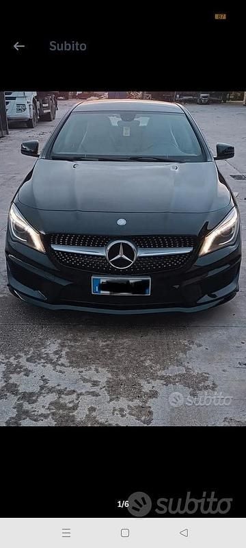 Usata Mercedes CLA220 170 CV (125 kW) 2013 Nero Berlina