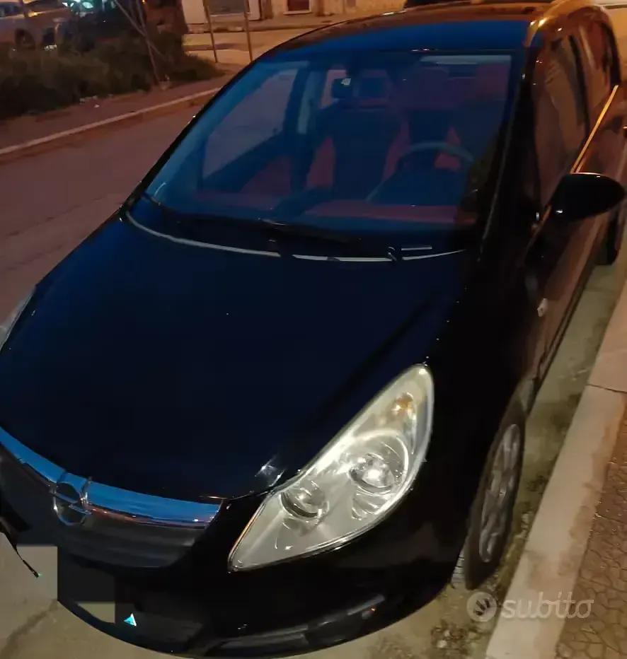 Usata Opel Corsa 75 CV (55 kW) 2009 Nero Utilitaria