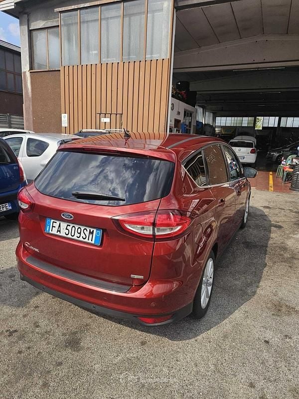 Usata Ford C-MAX 125 CV (91 kW) 2015 Rosso Monovolume
