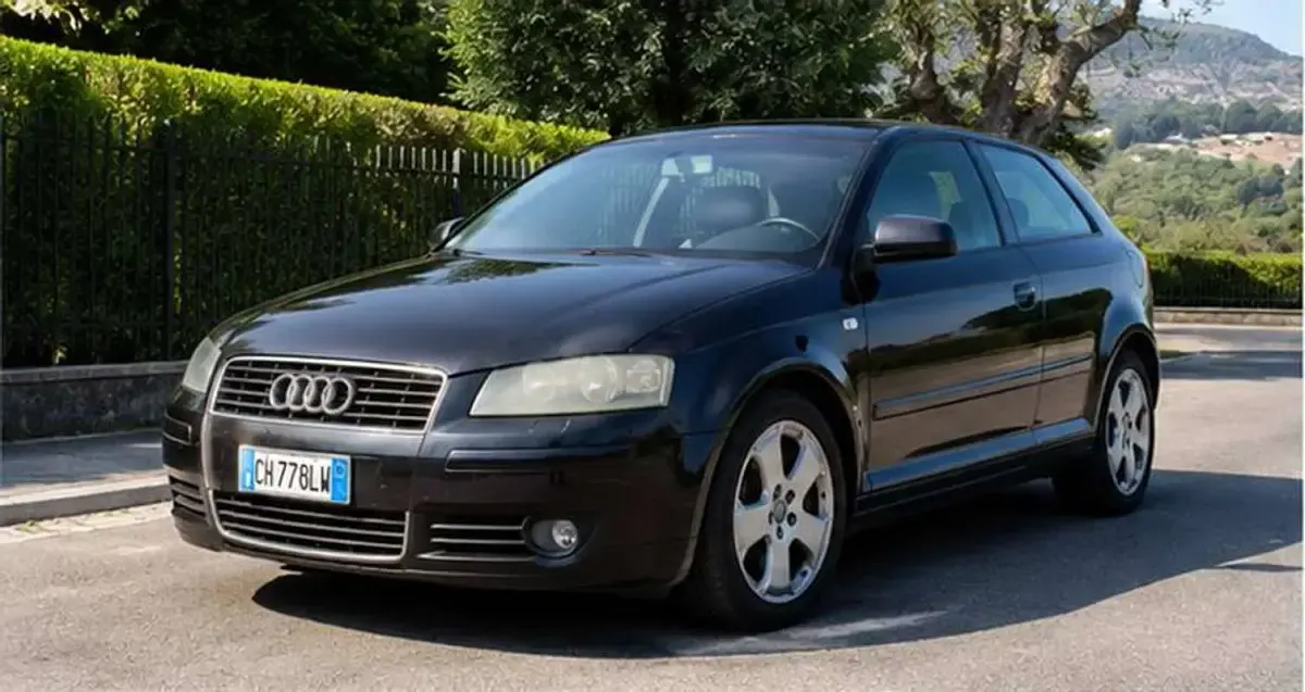 Usata Audi A3 Ambition 140 CV (102 kW) 2003 Nero Utilitaria