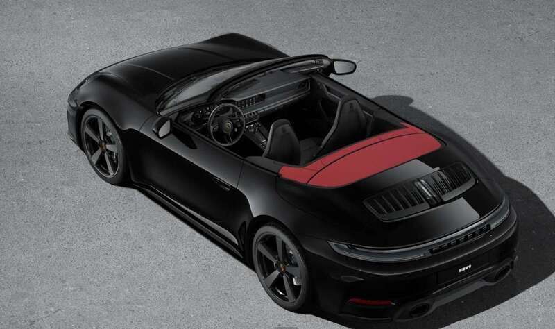 Usata Porsche 911 Carrera Cabriolet 394 CV (289 kW) 2024 Nero brillante/rosso Cabrio