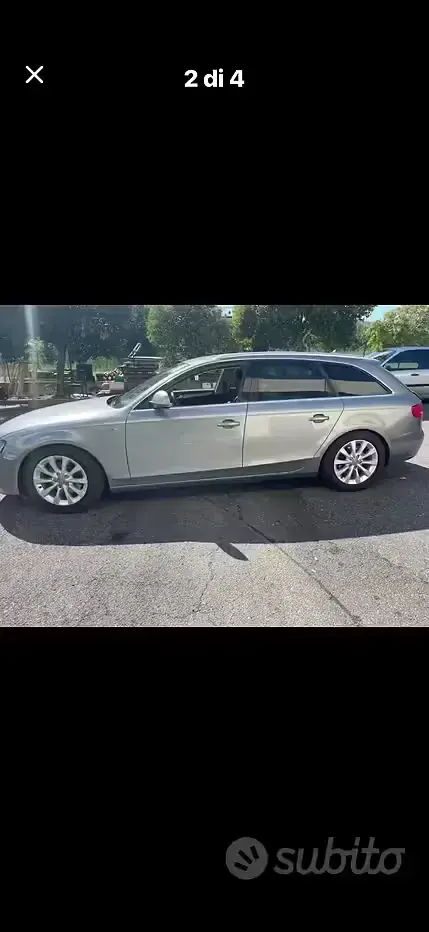 Usata Audi A4 Advanced 143 CV (105 kW) 2012 Grigio Berlina