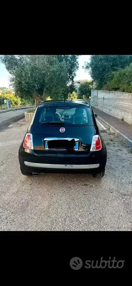 Usata Fiat 500 2008 Nero Berlina