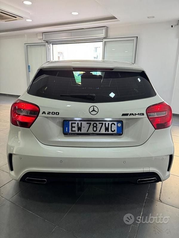 Usata Mercedes A200 Executive 135 CV (99 kW) 2014 Bianco Berlina