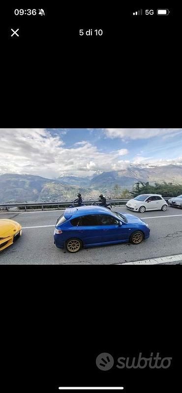 Usata Subaru Impreza 230 CV (169 kW) 2008 Blu Berlina