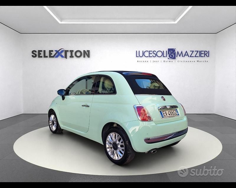 Usata Fiat 500 Lounge 2014 Verde Cabrio