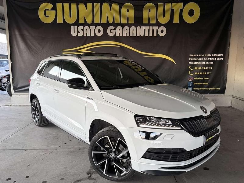 Usata Skoda Karoq SportLine 150 CV (110 kW) 2021 Bianco SUV