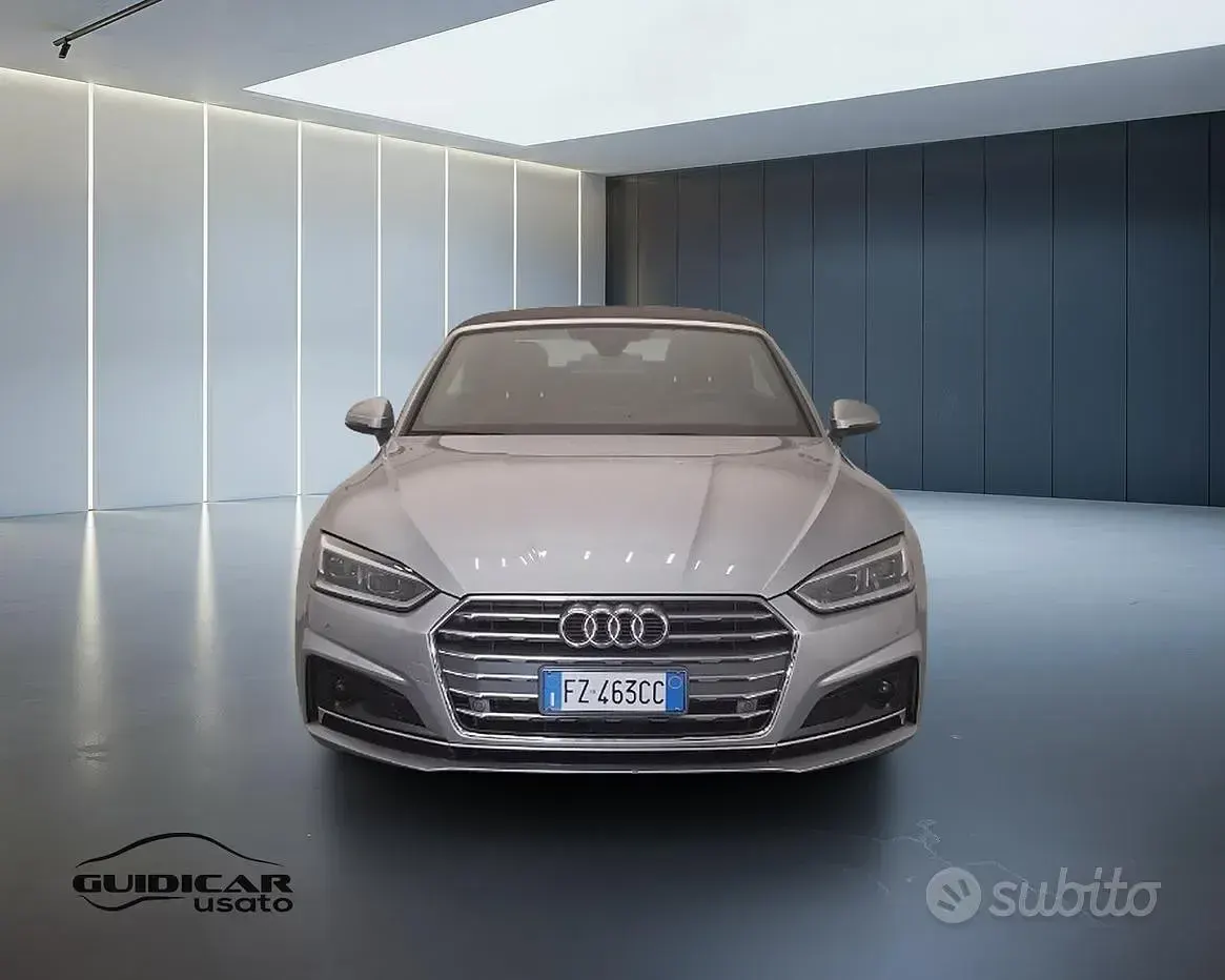 Usata Audi A5 Cabriolet Business 190 CV (139 kW) 2019 Argento Cabrio