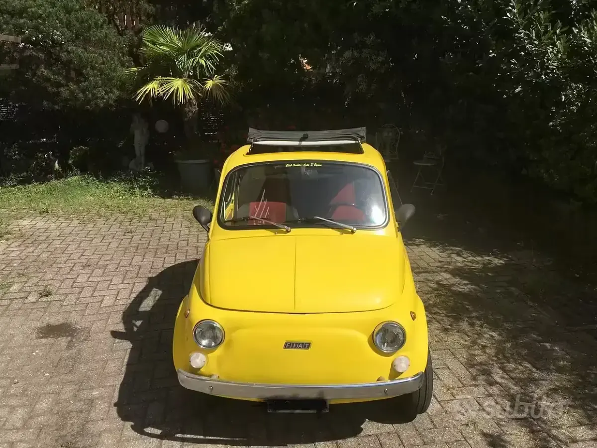 Usata Fiat Cinquecento 1960 Giallo Utilitaria