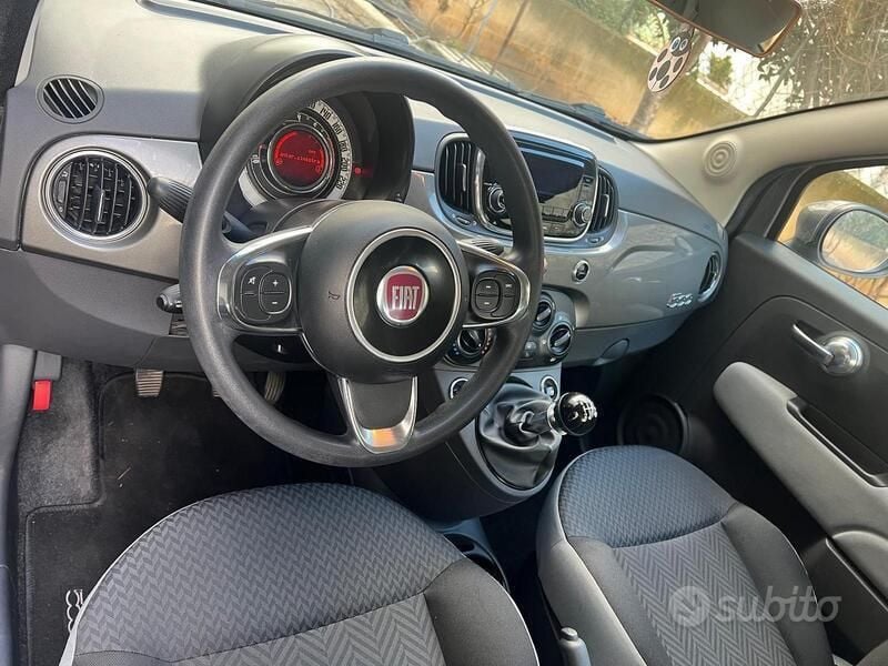 Grigio Usata 2017 Fiat 500 Due volumi | 8500 € (Buon prezzo) - Immagine 1/4