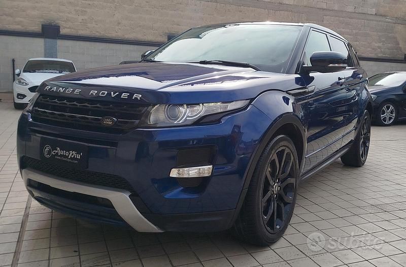 Usata Land Rover Range Rover evoque Dynamic 190 CV (139 kW) 2013 Blu SUV