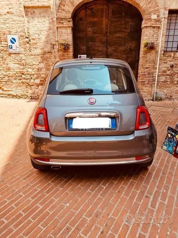 Usata Fiat 500 Lounge 95 CV (69 kW) 2017 Grigio Utilitaria
